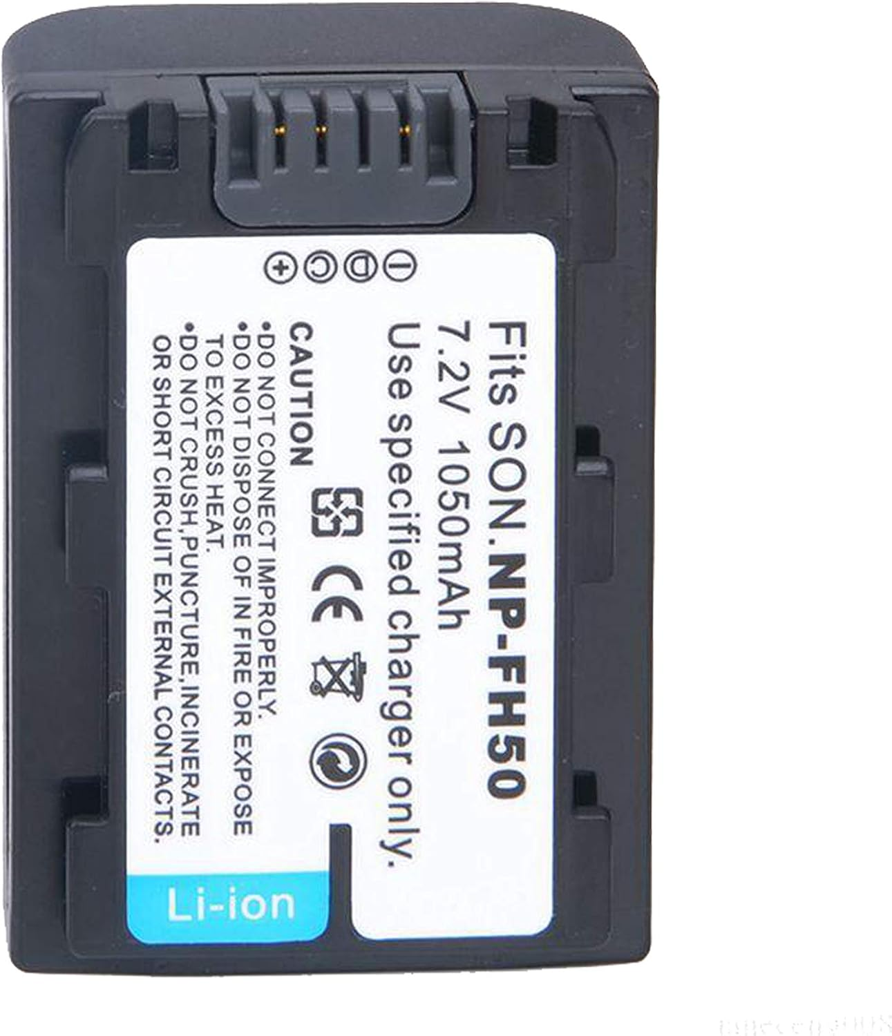 NP-FH50 Replacement Battery Compatible with Sony Camera NPFH50 NP-FH30 NP-FH40 NP-FH70 NP-FH60 NP-FH100 NP-FV70 NP-FV30 NP-FV50 NP-FV100 1A image number 1