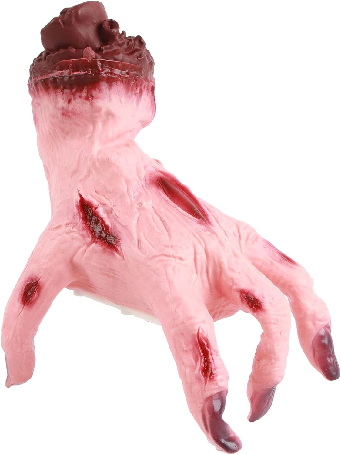 Gugxiom Crawling Hand Halloween Battery Powered, Automatic Crawl Battery Powered Lifelike Scary Moving Hand, Halloween Decorations Festival Props, for Costume Party image number 1