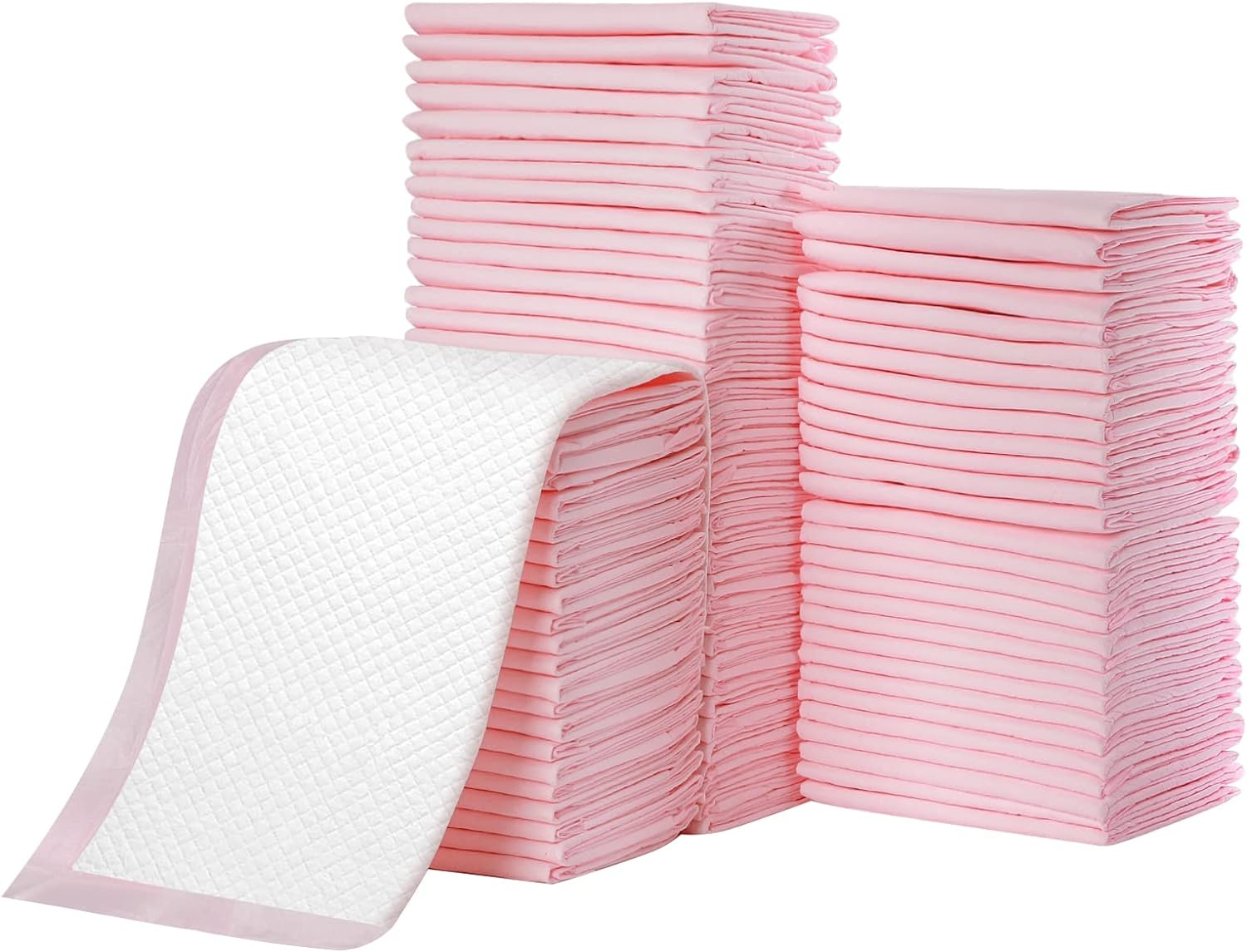Disposable Changing Pad Liners Pack of 100 Baby Incontinence Changing Pads Diaper Underpads Ultra Soft Super Absorbent Waterproof Mat 13 X18 In image number 4