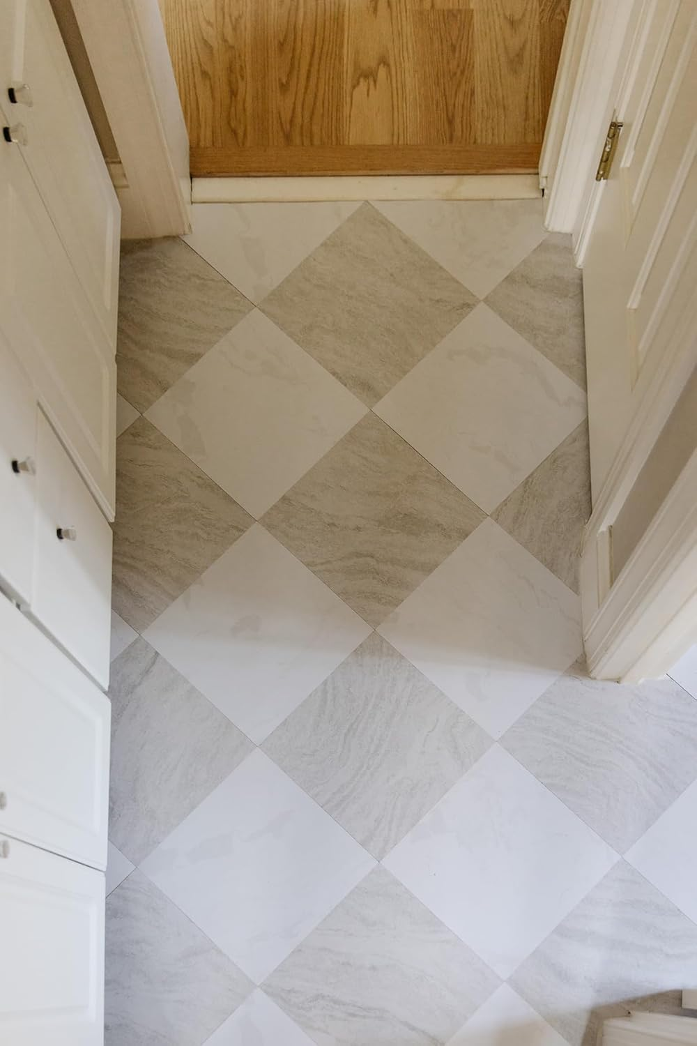 Chris Loves Julia FP5061 Bonneville Peel and Stick Floor Tiles, Neutral
