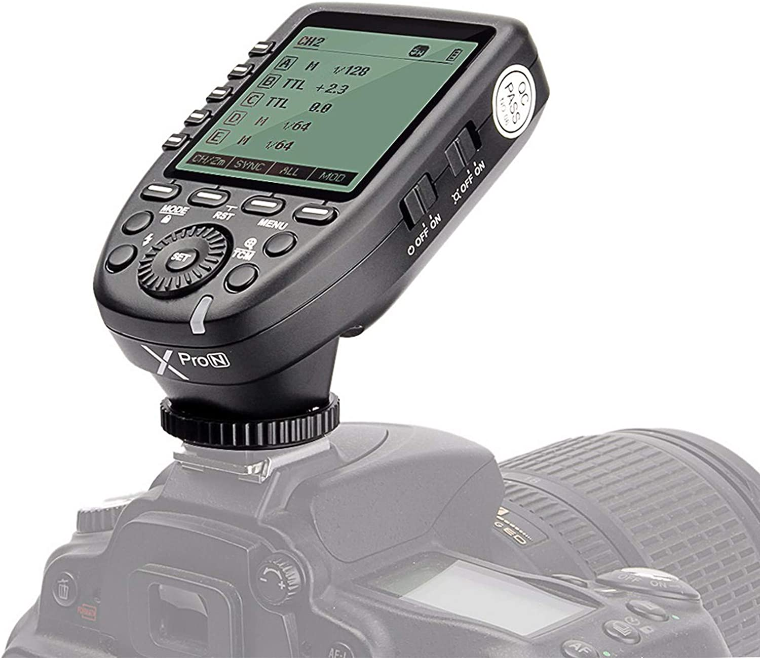 Godox Xpro-N I-Ttl 2.4G 1/8000S Wireless Flash Trigger Transmitter 16 Groups and 32 Channels for Hotshoe Camera Flash TT350N V350N TT685N V860 V850 AD200 Ad400Pro AD600 Pro AD600 image number 5