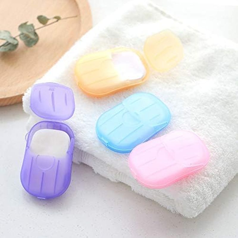 Zenarao 5 Boxes Sheets Colorful Disposable Soap Paper Hand Cleaner Fragrance Mini Color Soap Paper for School Indoor, Outdoor, Travel, Camping Hiking Soap Sheets image number 5