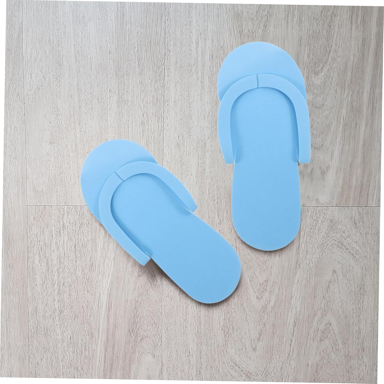 12 Pairs Foldable Disposable EVA Slippers for Women Soft Non Slip Travel Nail Salon Sandals Portable Comfortable Pool Beach image number 4