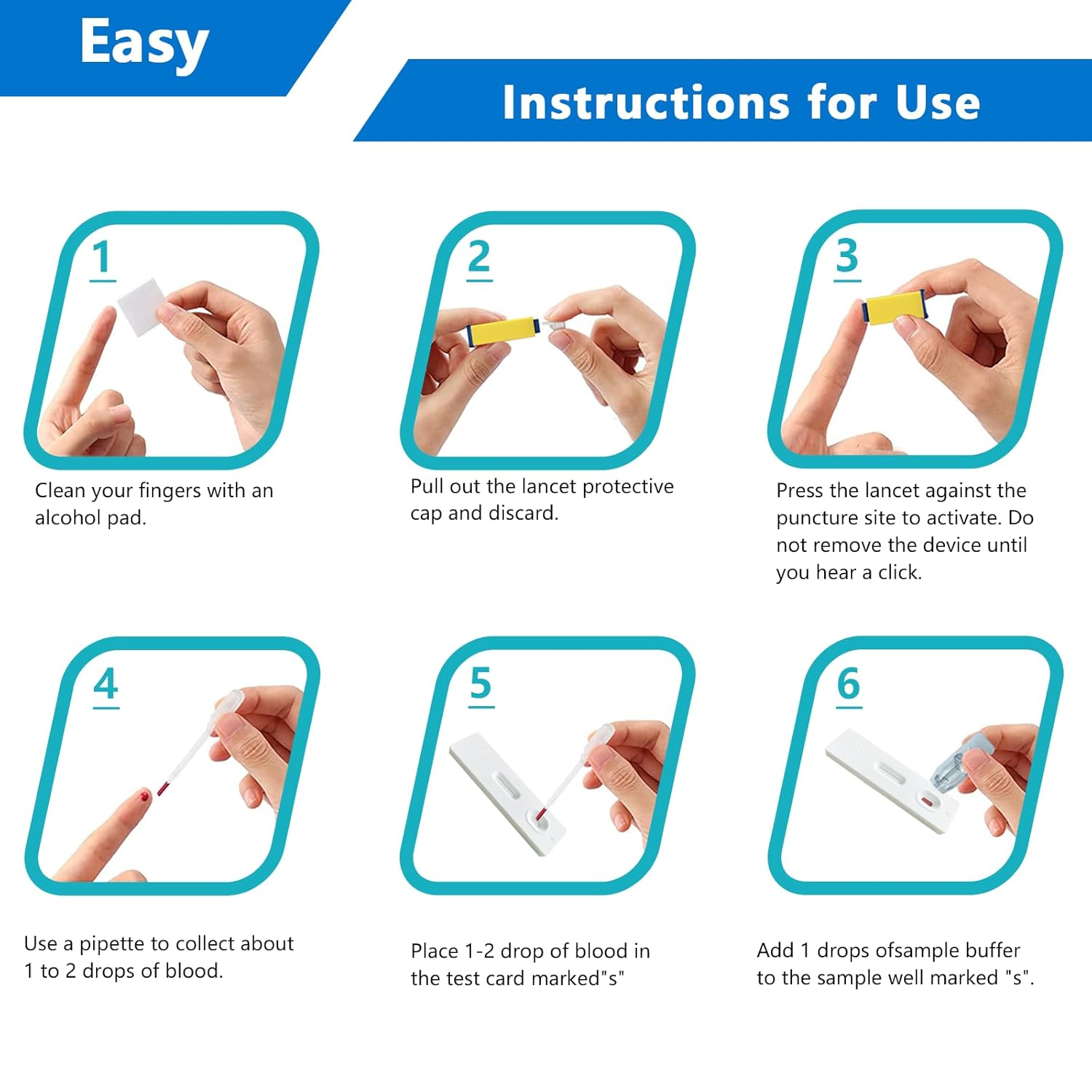 Helicobacter Pylori (H. Pylori) Home Test Kit - Fast and Accurate, 2 Tests Included, Self-Test at Home, Results in 10-15 Minutes, No Lab Visit Required &mdash; Model #11 image number 6