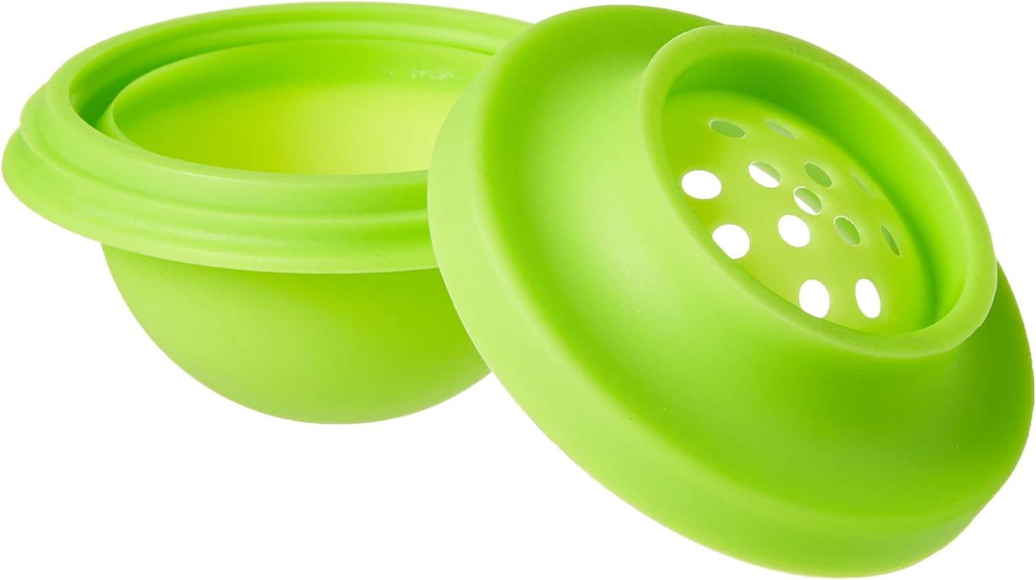 Tovolo Seamless Sphere Ice System, Compact, 2.5 Inch Crystal Clear Spheres - Set of 4 Molds,Black image number 1