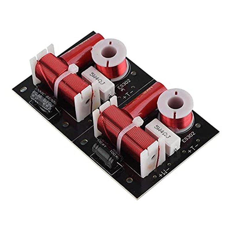 Xioaue 2Pcs 400W Speaker Frequency Divider 2 Way 2 Unit Hi-Fi Soundshelf Crossover Filters Woofer and Tweeter image number 5