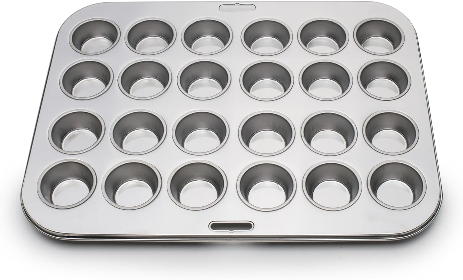 Fox Run 4866 Mini Muffin Pan, 24 Cup, Stainless Steel image number 2