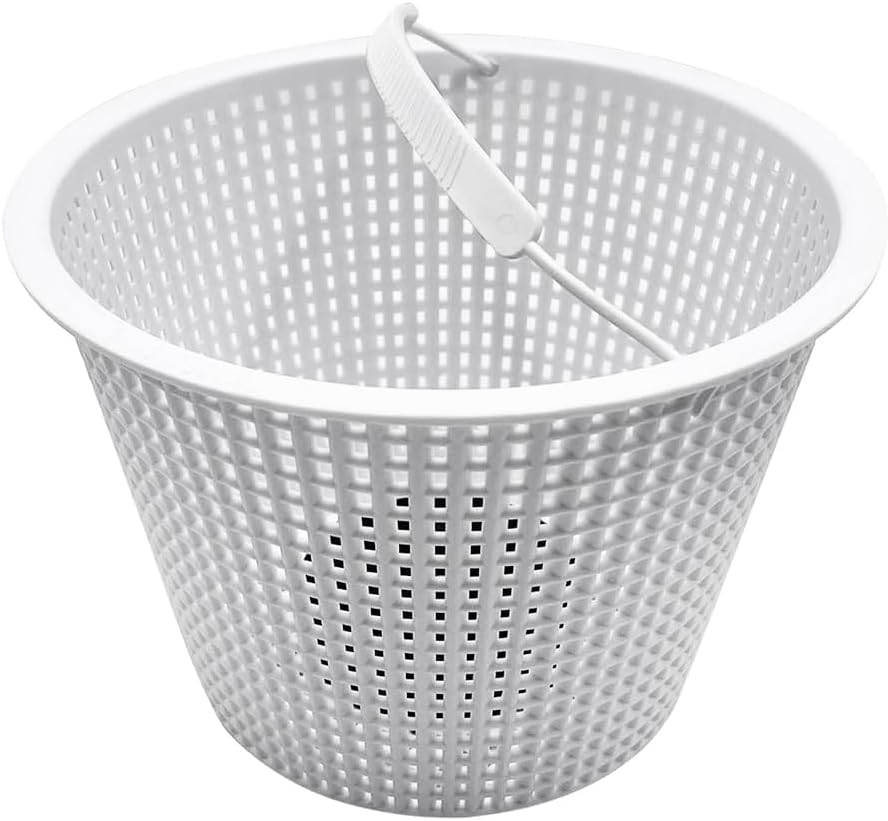 8 Inch Weighted Skimmer Basket for SP1070, Heavy Duty Skimmer Basket for Pool Maintenance, Included Weight and Handle image number 5