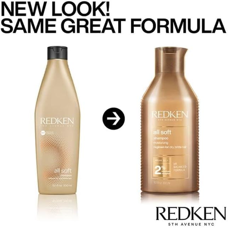 Redken All Soft Kit Shampoo 300 Ml Conditioner 300 Ml image number 4
