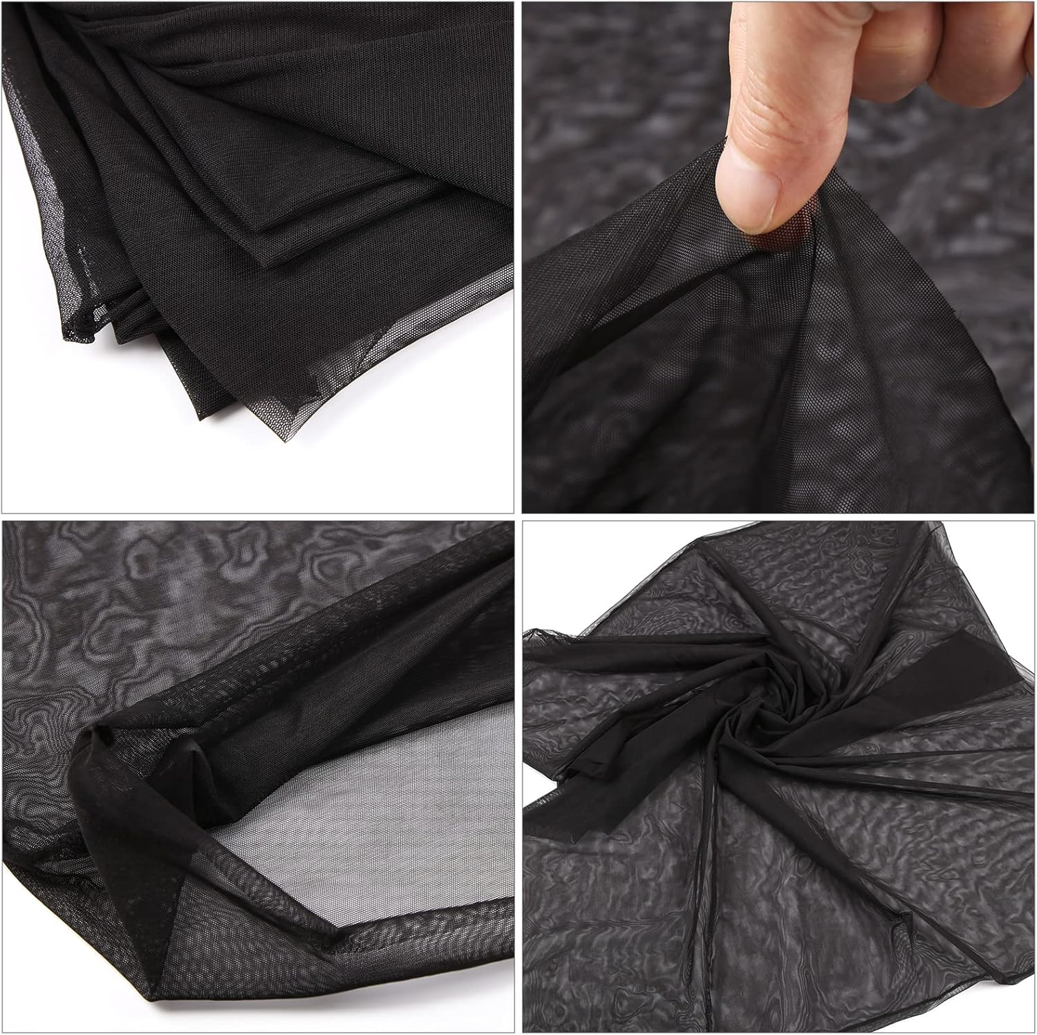 LLKUANG 100% Protection from Bugs Compatible with Land Rover Defender 90 110 2004-2022 Shade Breathable Mesh Car Curtains Door/Window Net Car Window Screens for Camping-2Pcs image number 1