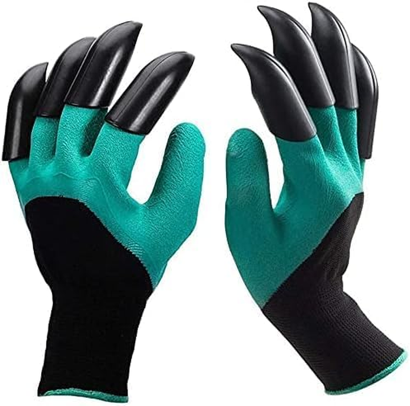 Spendeal Gardening Gloves with Claws 1 Pair for Men and Women Puncture Resistant Waterproof Garden Gloves Perfect for Gardeners Digging Weeding Seeding Poking