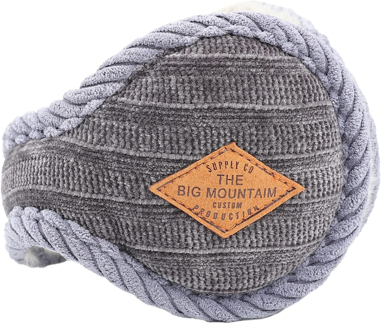 Surblue Foldable Chenille Knit Earmuffs Winter Warm Outdoor Ear Covers Fur Unisex Earwarmer