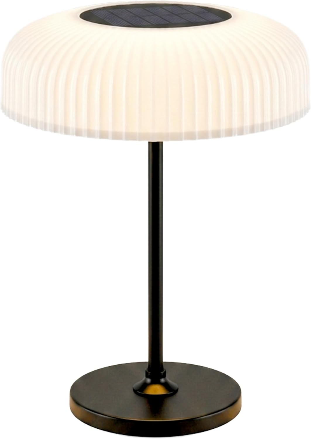 Orihome&reg; Cordless Table Lamp, Solar & USB-C Charging, IP44 Water-Resistant Dimmable Warm/Cool Light, Touch & Gesture Control, Portable Indoor Outdoor Lamp for Bedroom, Bathroom, Patio, Spa Area