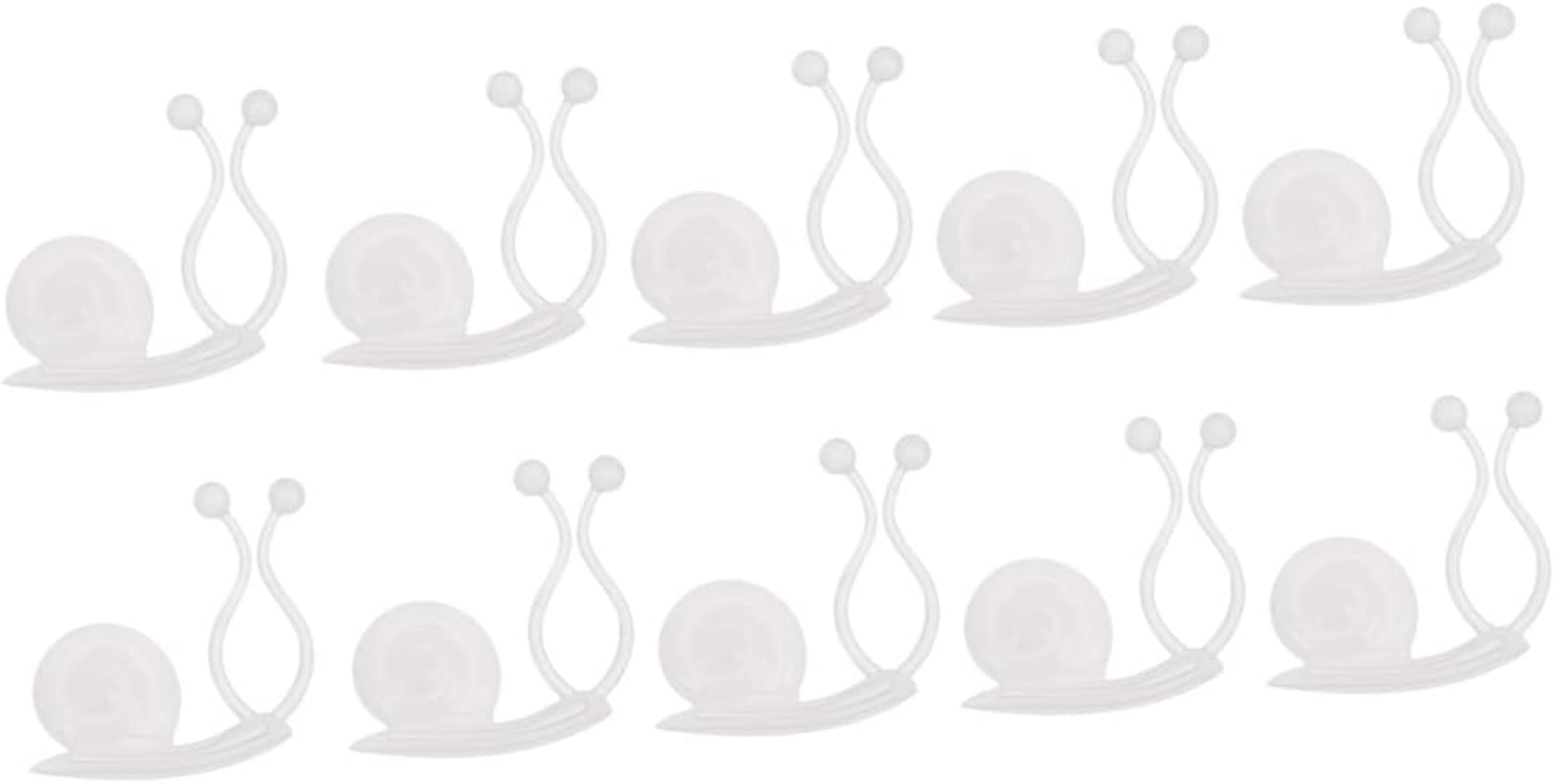 Yardenfun 10Pcs Plant Climbing Wall Fixing Clips Self-Adhesive Vines Holders Indoor Garden Plant Fixture Accessories for Wall-Mounted Vine Support