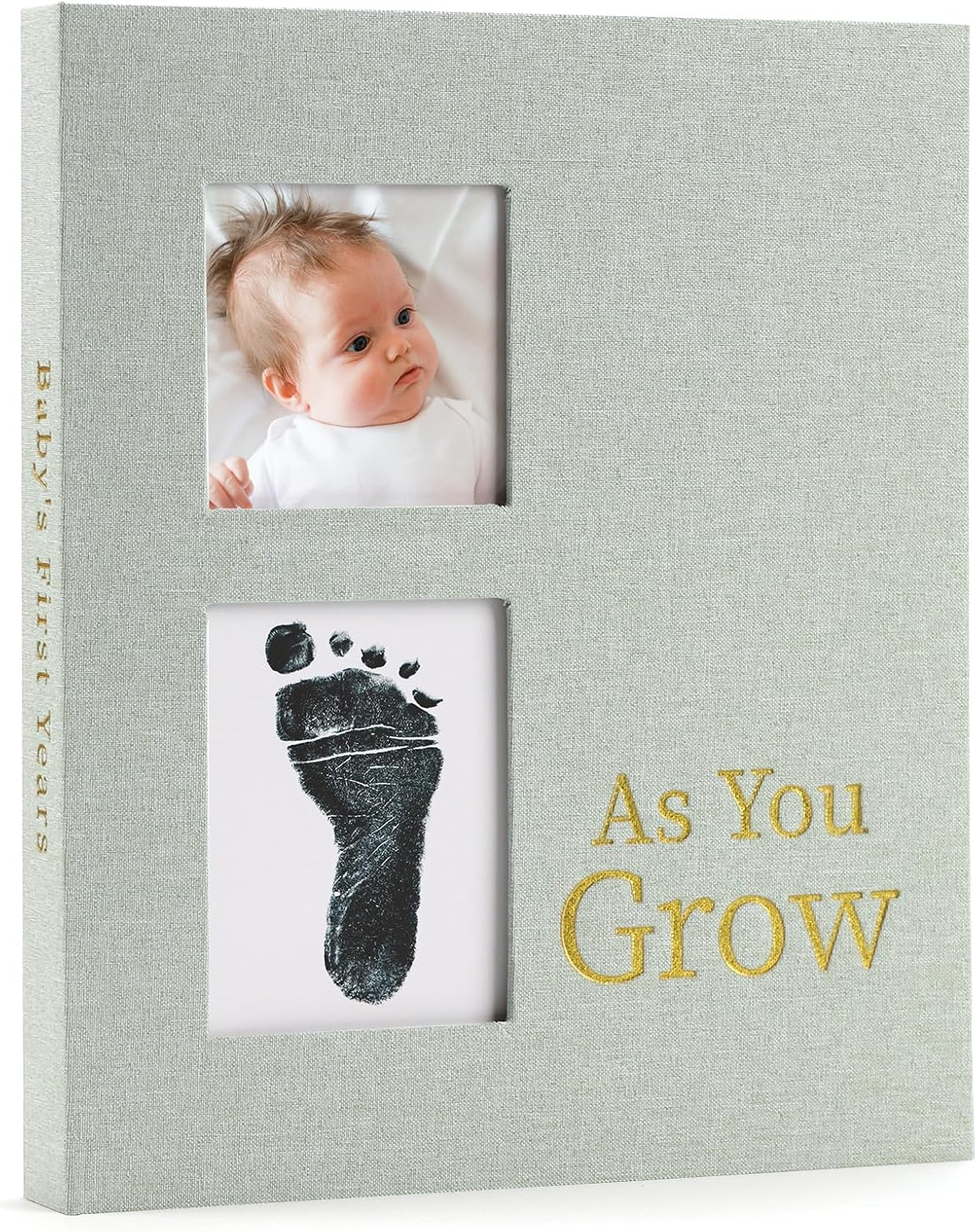 Keepsake Memory Book for Baby Boys or Girls, Timeless First 5 Year Baby Book, a Milestone Book to Record Every Event from Birth to Age 5 Gender Neutral Journal Scrapbook Photo Album (Light Blue) - Light Blue image number 4