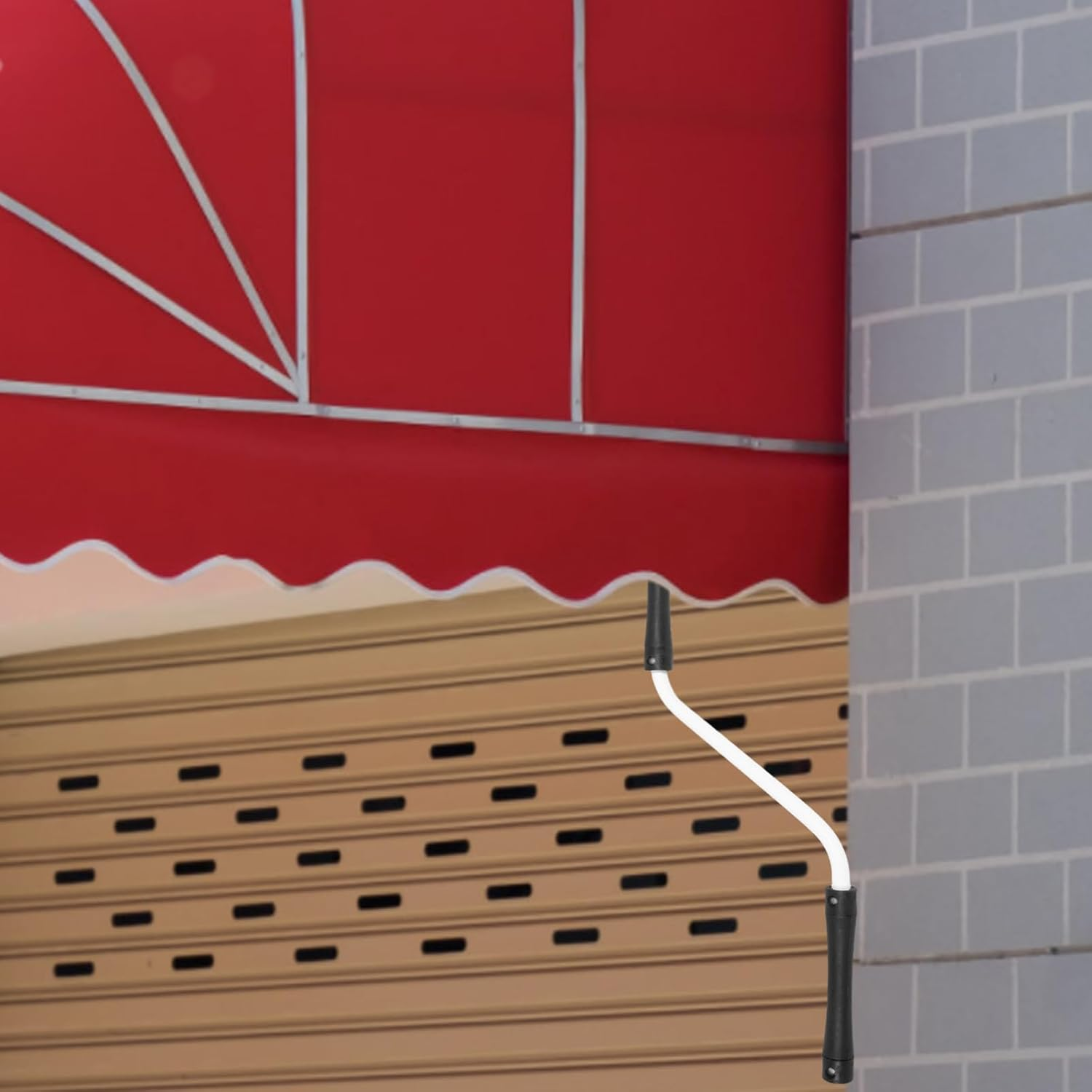 ABOOFAN Manual Crank Handle for Awnings and Garage Doors Hand Crank for Outdoor Use Effortless Operation for Sunshade and Emergency Scenarios