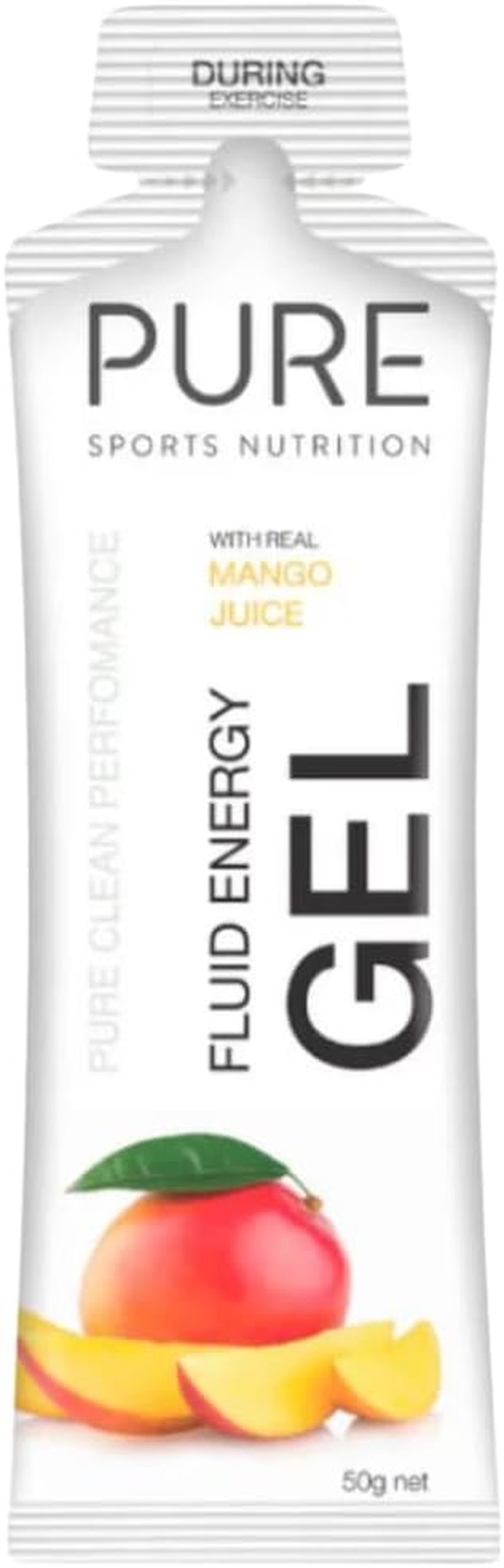 Pure Sports Nutrition - Fluid Energy Gels - Mango - Pack of 6 image number 2