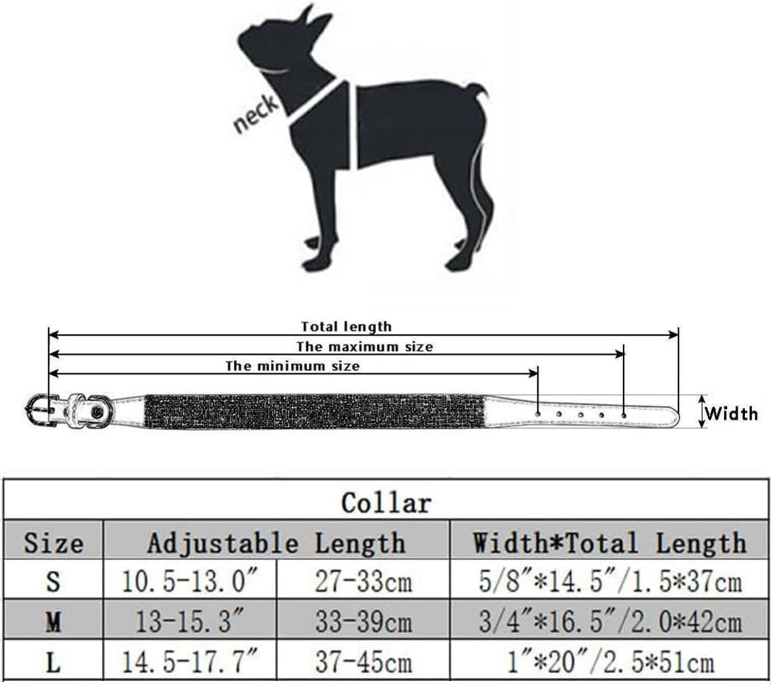 Cute Dog Collar with Bling Rhinestone, Fancy Crystal Diamond Glitter Pretty Jewel Soft Cat Collars for Small Medium Large Breed Dogs Girl Female Pet Puppy Kitten Terrier (L, Light Blue) image number 2