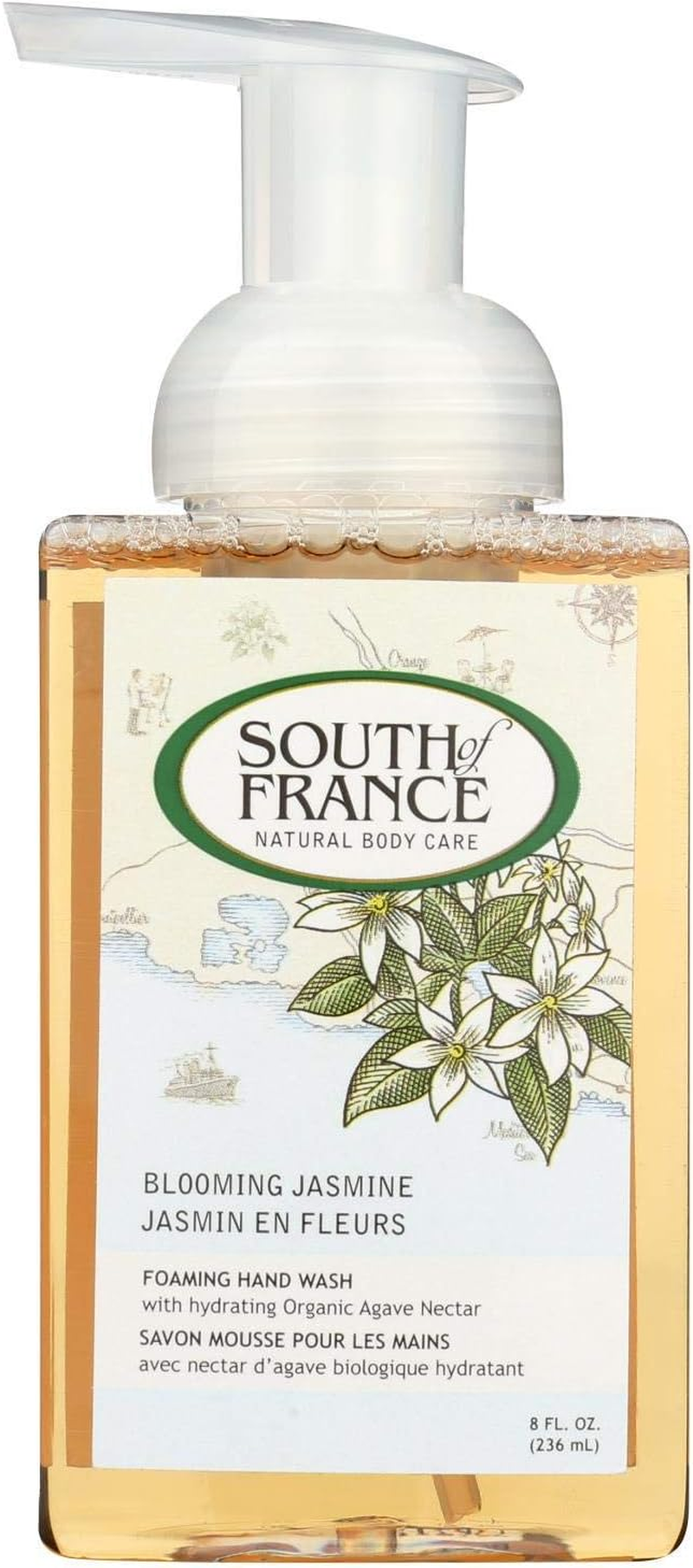 South of France Hand Soap - Foaming - Blooming Jasmine - 8 Oz image number 1