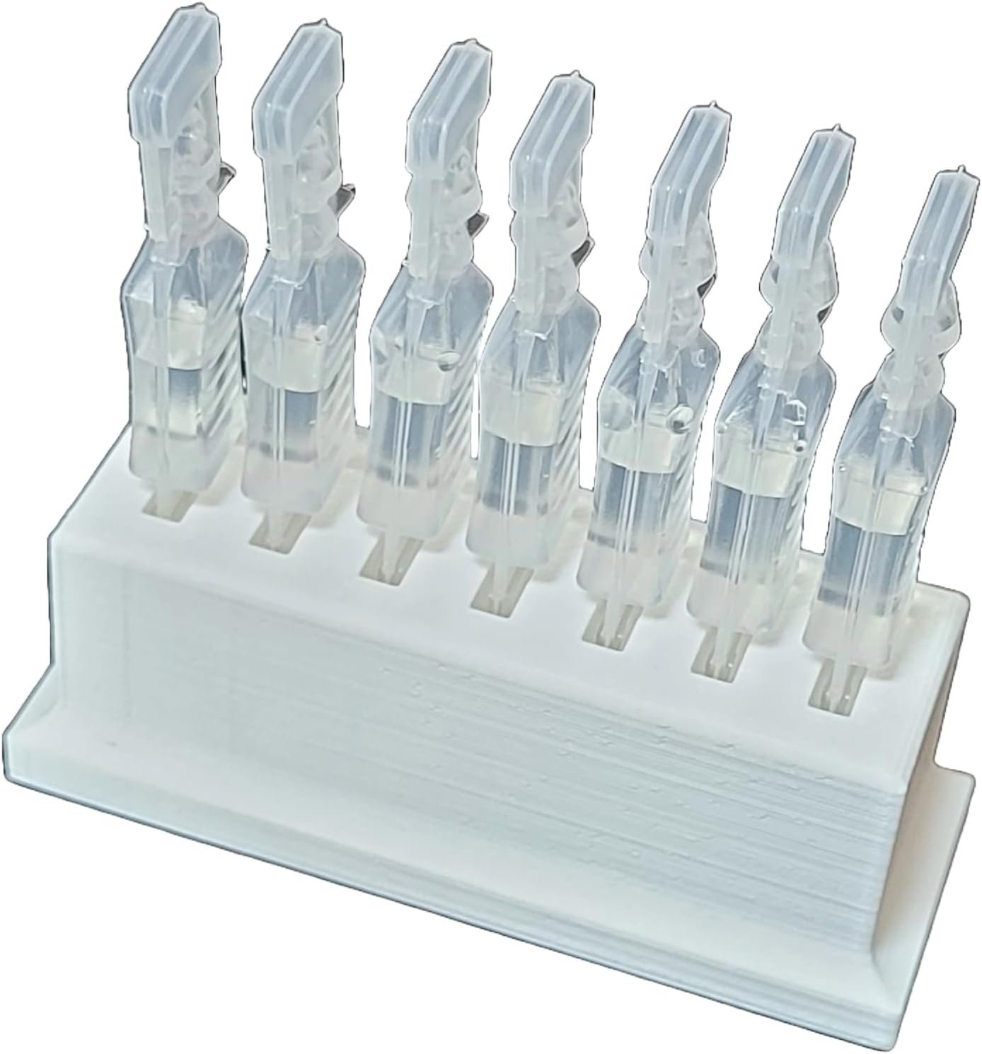 Znet3D Eye Drop Vials Holder & Storage - Upgraded Single-Use Disposable Vial Organizer with Extra Slot Space (Purple)
