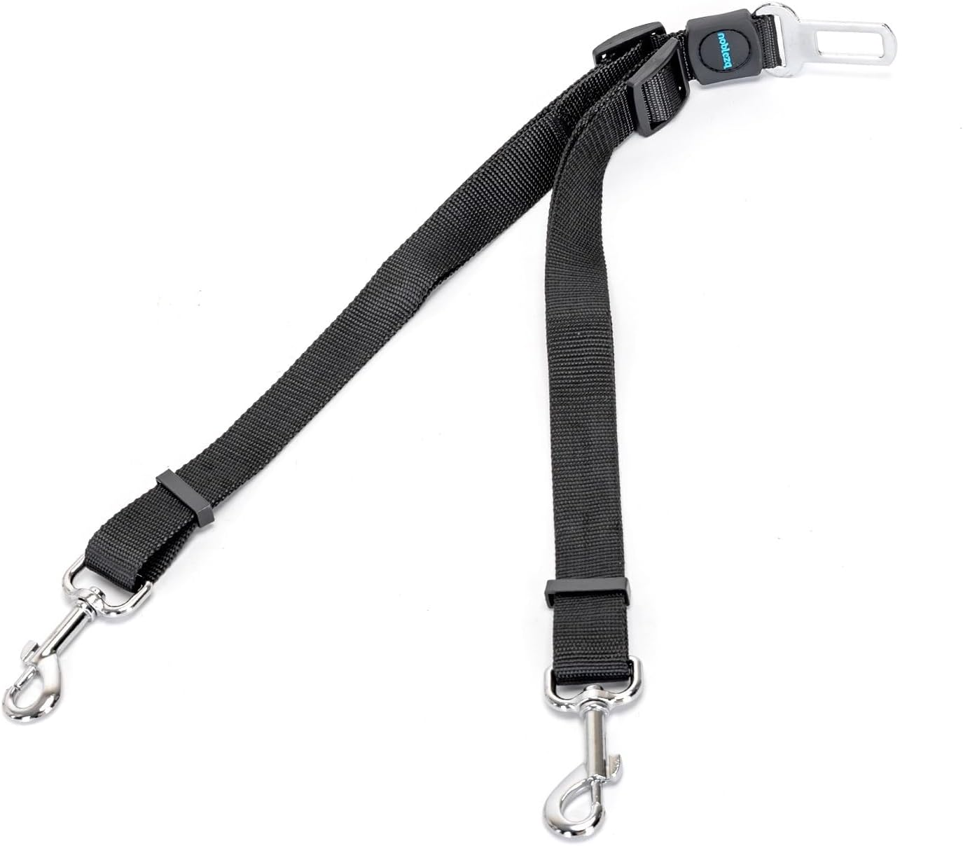 Dog Seat Belt with Adjustable Fit, Durable Material and Quick Fastening - Ideal for Travel in the Car and Safe Walks image number 2