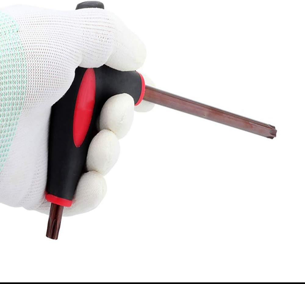 SENRISE Torx Wrench T30 T-Handle Screwdriver Torx Star Key Angle Wrenches T Type Driver Socket Wrench for Torx Screws/Bolts/Fittings (Pack of 1) image number 2