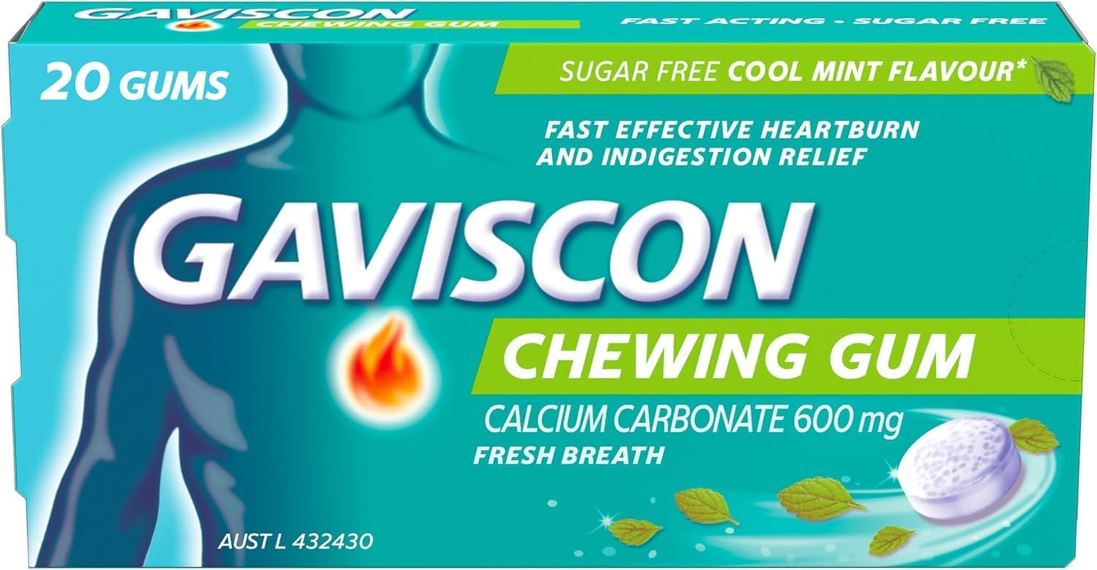 Gaviscon Chewing Gum Cool Mint 20S image number 2
