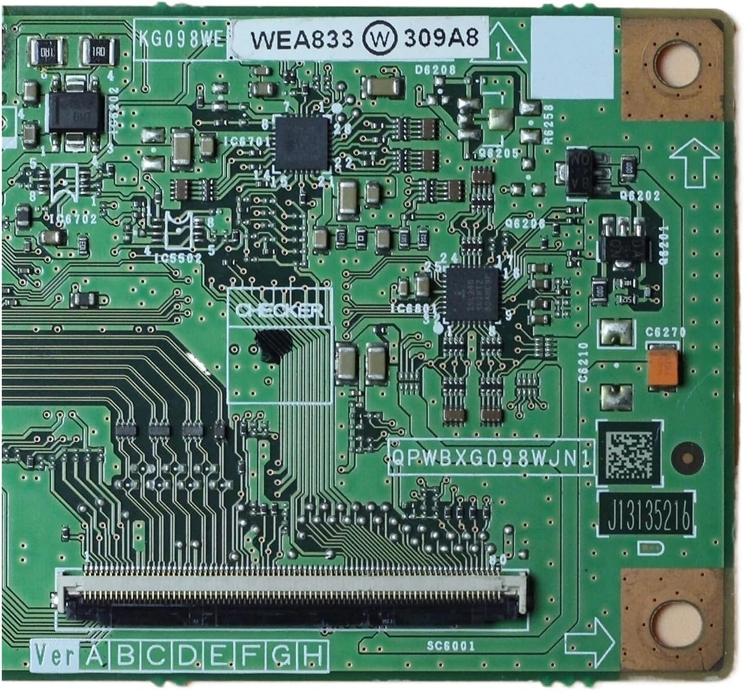 QPWBXG098WJN1 Logic Board T Con Board QPWBXG098WJN1 Suitable for TV Origional Product image number 1
