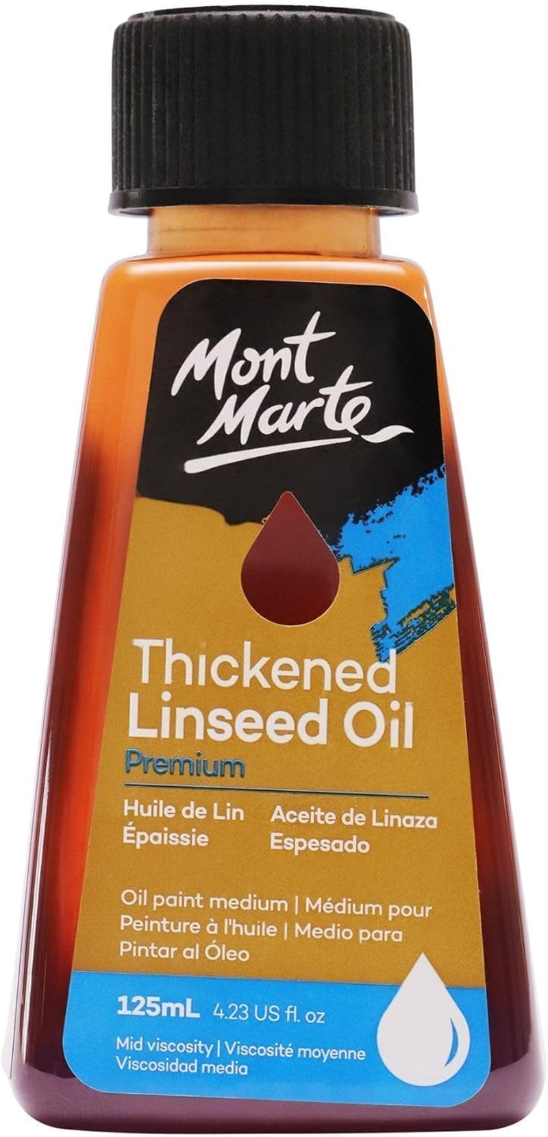 Mont Marte Thickened Linseed Oil 125 Ml image number 2