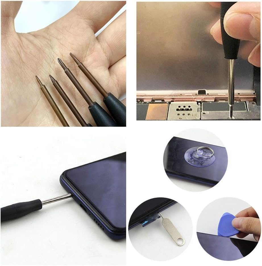 Electronics Repair Tool Kit, 22 Pcs Phone Disassembly Tools,Precision Screwdriver Set, Opening Pry Tool Repair Kit, Reusable Removal Repair Opening Tool Kit