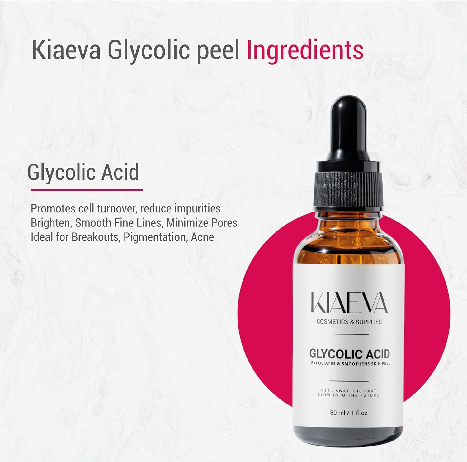 Glycolic Gel Peel 40% (Professional Skin Peel) - Enhanced with Retinol and Green Tea Extract 1FL.OZ/30ML image number 2