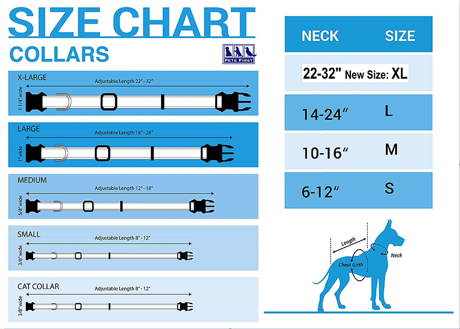 Pets First NCAA Licensed PET Collar Strong, and Durable Dog Collar, Medium image number 5
