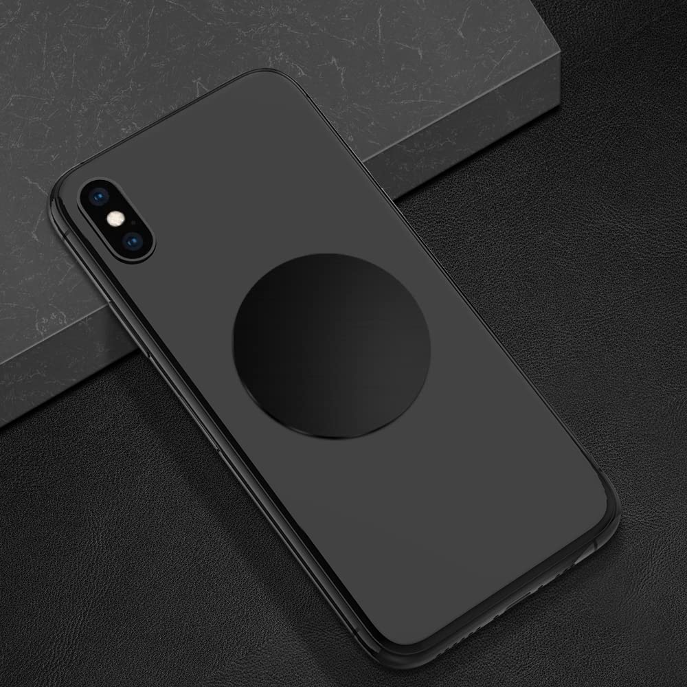 [8 Pack] Magnetic Car Mount Holder Metal Plates, TIQUS 45Mm round Black Universal Replacement Mount Metal Plate Kit with Adhesive for Magnetic Car Mount Cell Phone Holder image number 3