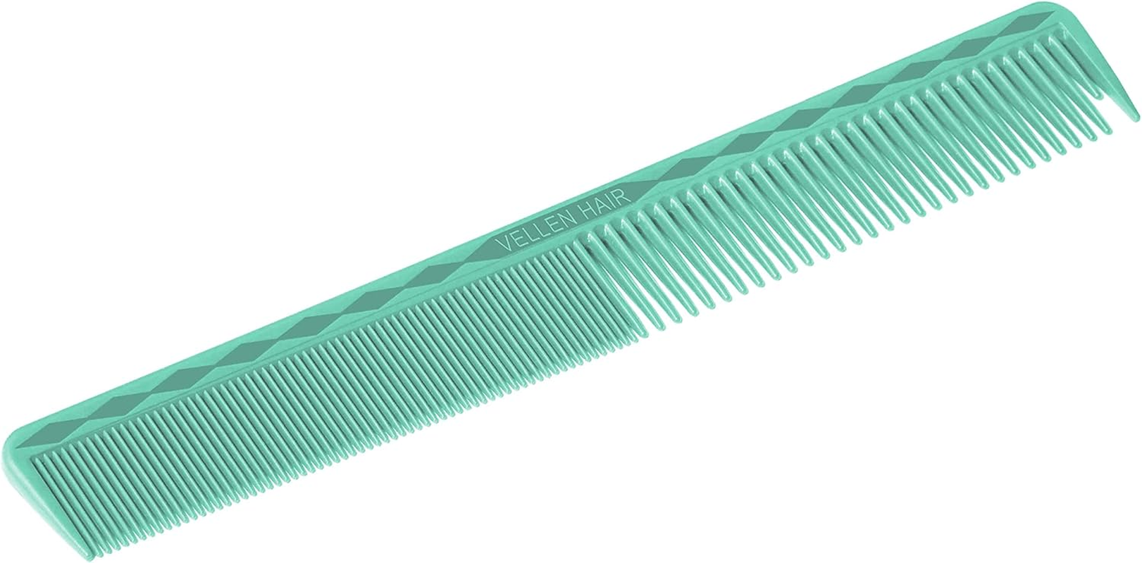 Vellen Hair Ultimate Cutting Comb 7 Inch for Men Women, Unbreakable PEI Material 430&deg;F Heat Resistant Barber Styling Combs for Hairdressers, Little Combs Fine Teeth and Extra Wide Tooth Combs (Single) (Mint) - Green image number 7