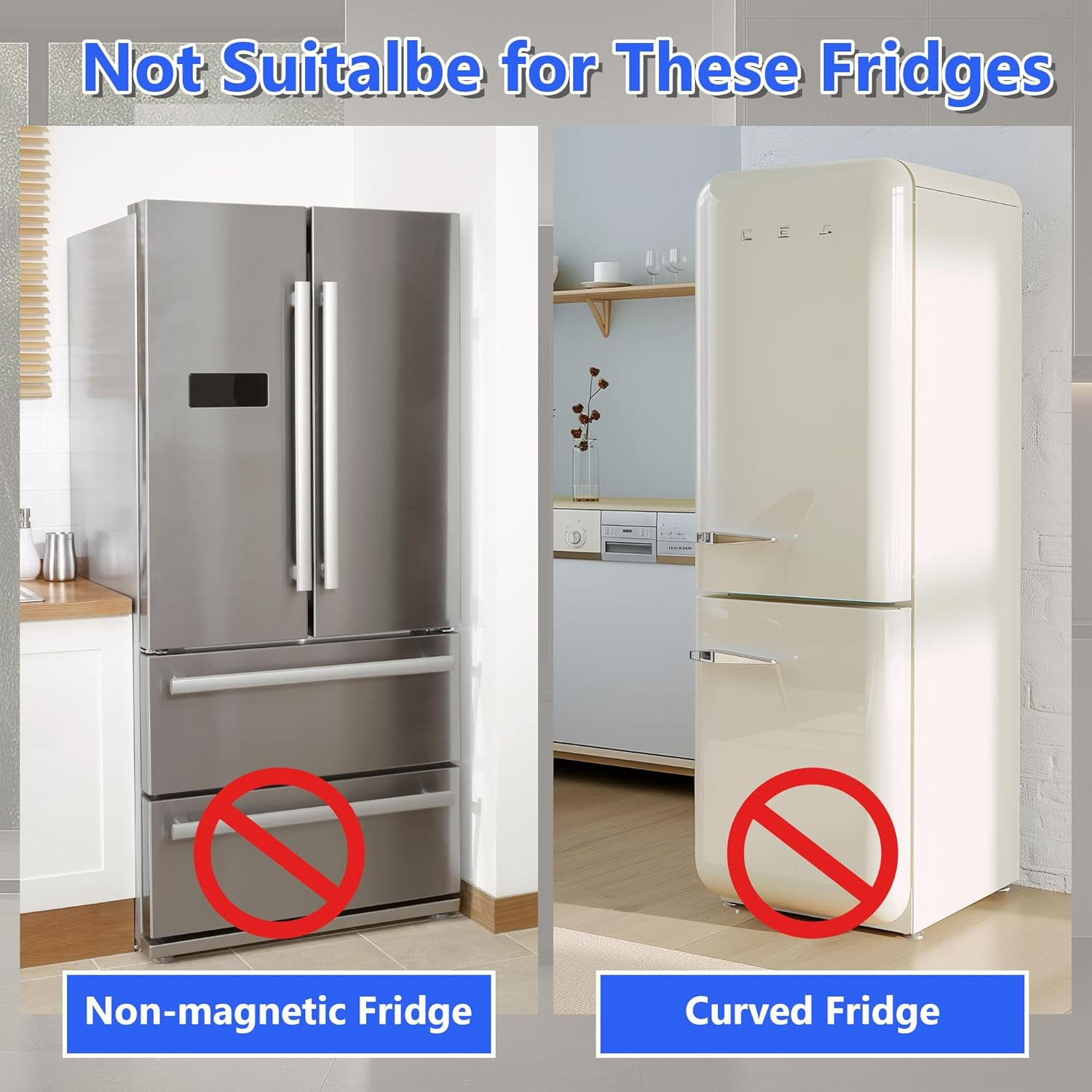 Zenbeya Clear Acrylic Meal Planner for Fridge, Magnetic Menu Board for Kitchen, Colorful Calendar Weekly Dry Erase Board for Refrigerator with 6 Magnet Markers & Eraser & Pen Holder (20X30Cm)