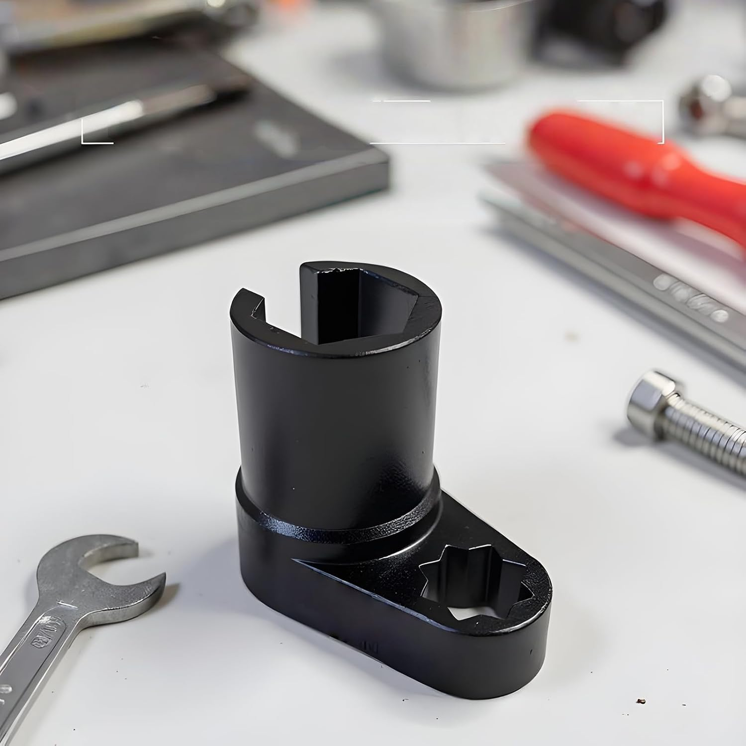 Yulokdwi Oxygen Sensor Removal Tool - Removal Wrench for Oxygen Sensor - Portable Maintenance Accessory for Engine, Car, Automotive, Mechanic image number 1