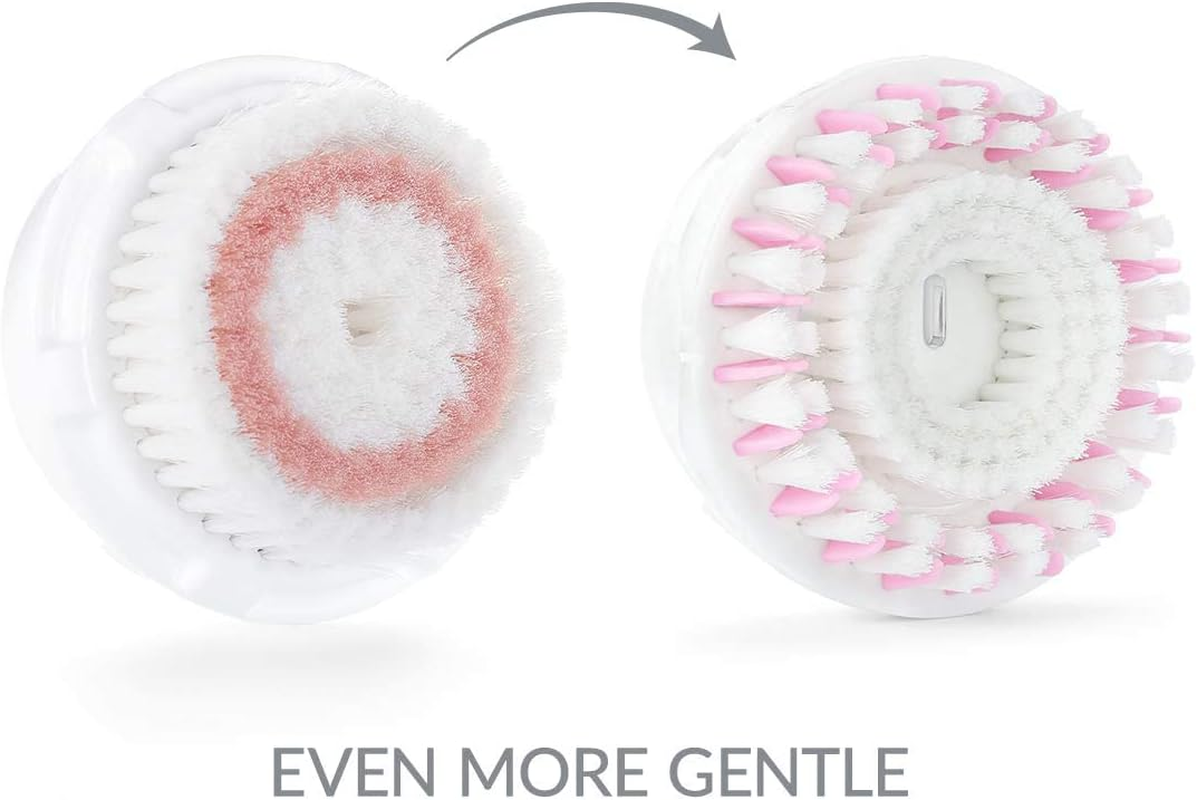 New Radiance Replacement Facial Cleansing Brush Head for Clarisonic Mia 1, Mia 2, Mia Fit, Alpha Fit, Smart Profile Uplift, 2 Count image number 3