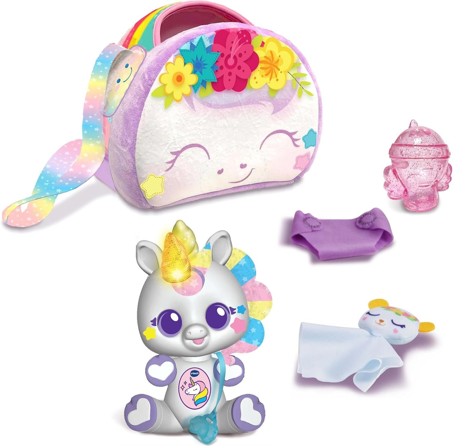 Vtech Sparkle & Shine Unicorn - Educational Role Play Toy - 518103 - Multicoloured