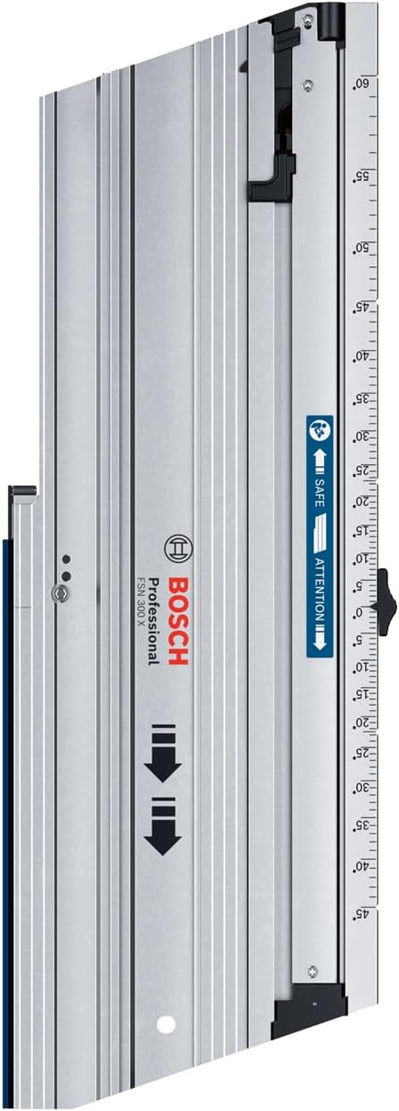 Bosch Professional Guide Rail System for Cross Sections FSN 300 X (Compatible with GKS 18V-57-2 GX, Angle Cuts -45&deg;/+60&deg;, Length 300 Mm) image number 2