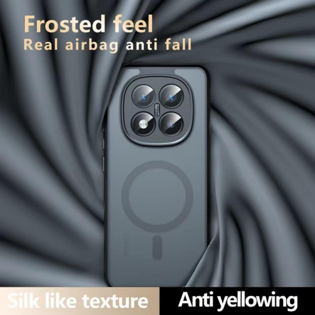 BEEJTUNY Transparent Case for Oppo Find X9 Pro 5G Frosted Cover, 2.4M Drop Protection Case, Anti-Yellowing Shockproof Cover, Fingerprint Resistant. MS