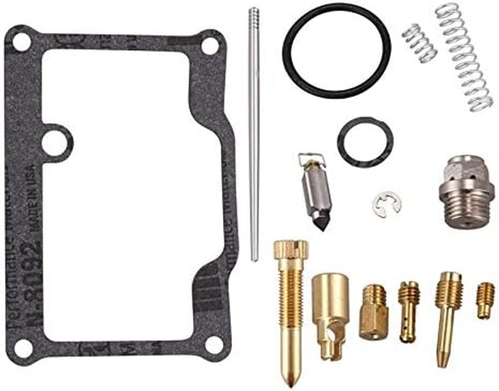 BGTR Motorcycle Accessories Carburetor Carb Repair Kit Compatible for Polaris 300 Xplorer 300 4X4 1996-1999 Motorbike Carburedor Rebuild Kit Replacement Parts (Color : Black Gold) image number 1