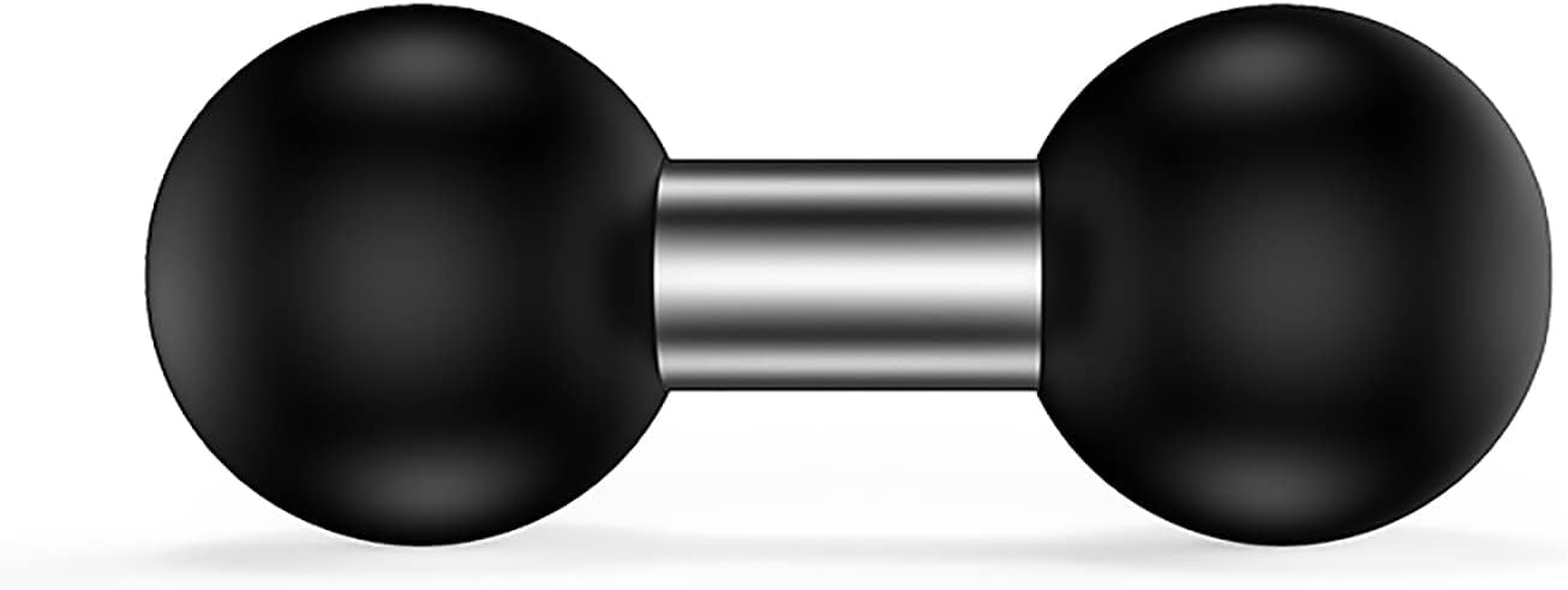 Double 1" Ball Adapter Ball Mount Holder 25.4Mm(1") Compatible with RAM Mount Ball Socket Arms GPS Mounts(R11*2) - Black 1 image number 5