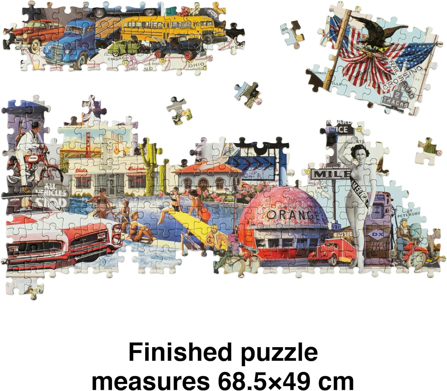 Road Trip!: a 1000-Piece Jigsaw Puzzle image number 6
