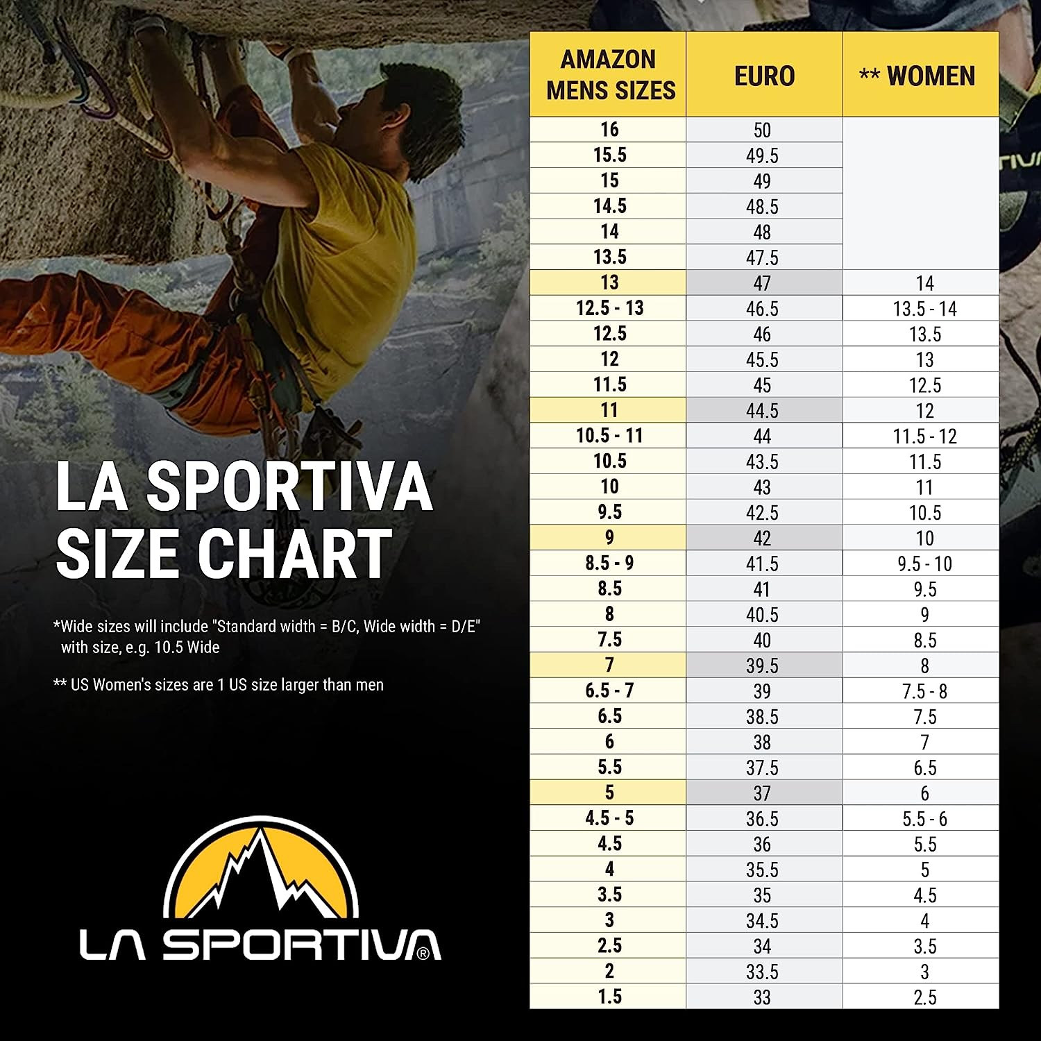 La Sportiva Mens Tarantula Rock Climbing Shoes image number 5