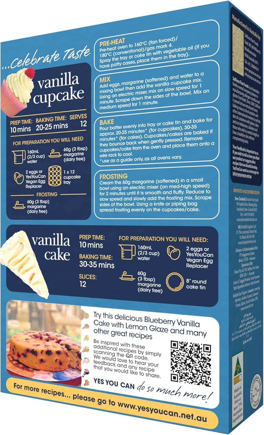 Yes You Can Vanilla Cup Cake Mix 470 G image number 5