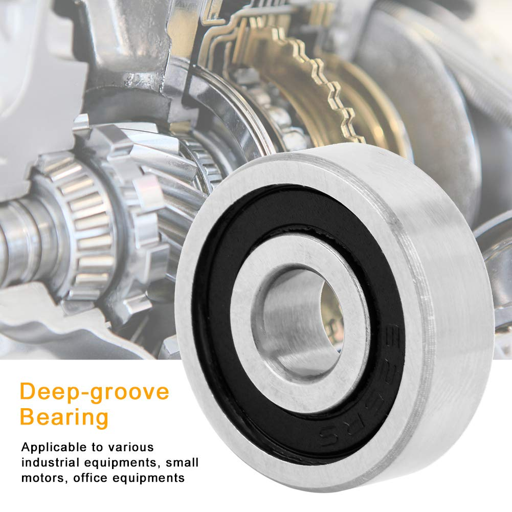 20Pcs 625RS Deep Groove Ball Bearing Rubber Sealed Deep Groove Ball Bearings 16Mmx5Mmx5Mm image number 1