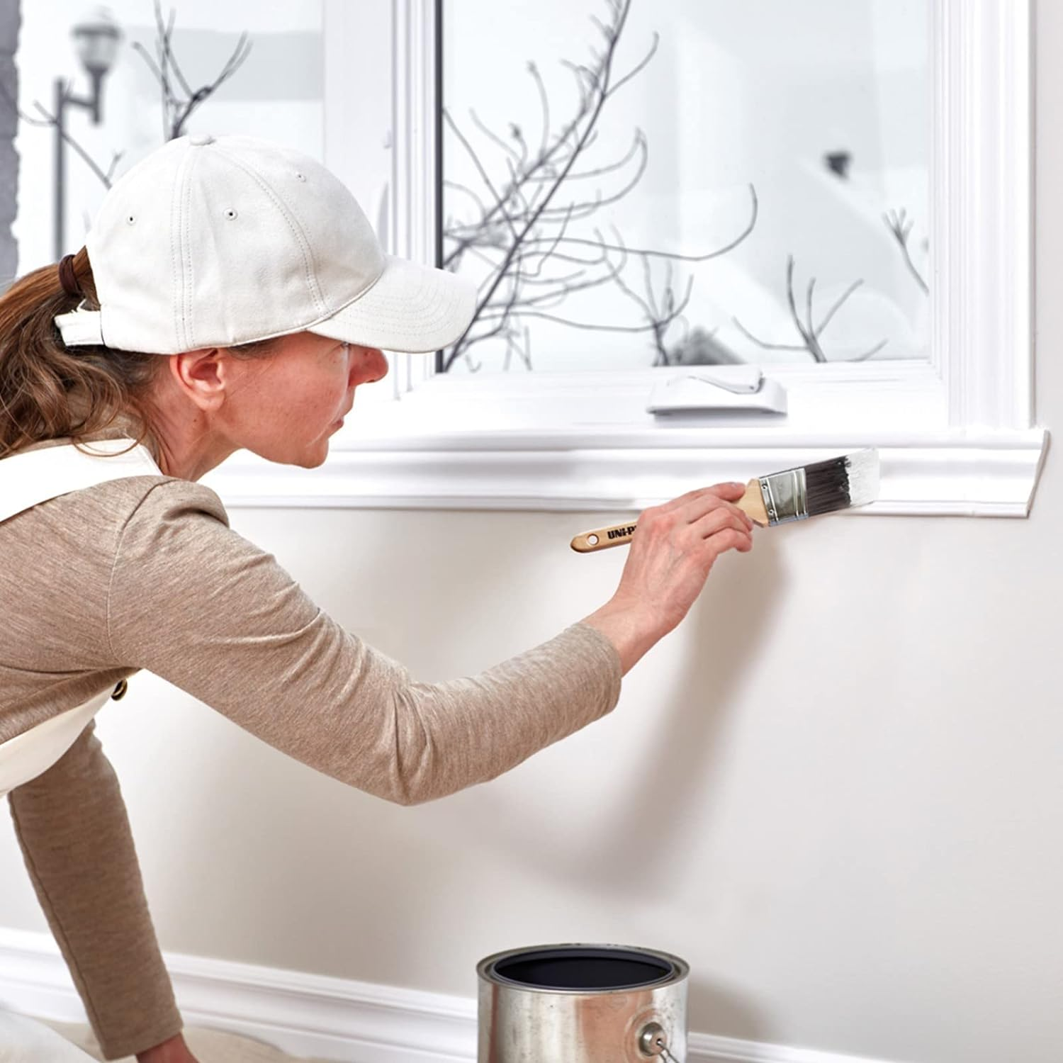 Uni-Pro 36500647 Smooth Coat Angled Cutter Paint Brush, 63Mm image number 2