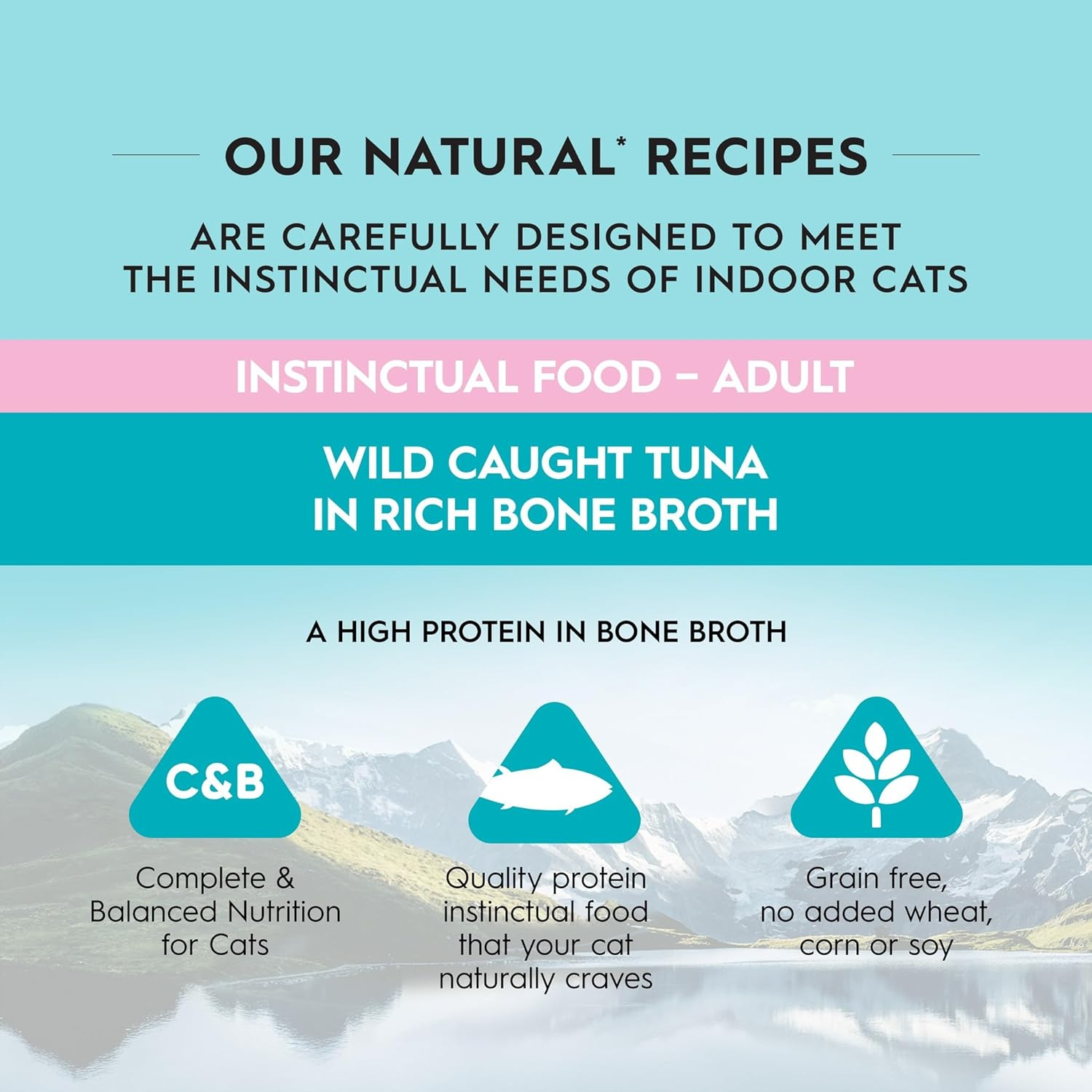 Trilogy Bone Broth Wet Kitten Food, Wild Caught Tuna, 24X85G, Grain-Free Recipe with Alfalfa for Healthy Digestion, High Protein for Muscle Support & Hydration image number 5