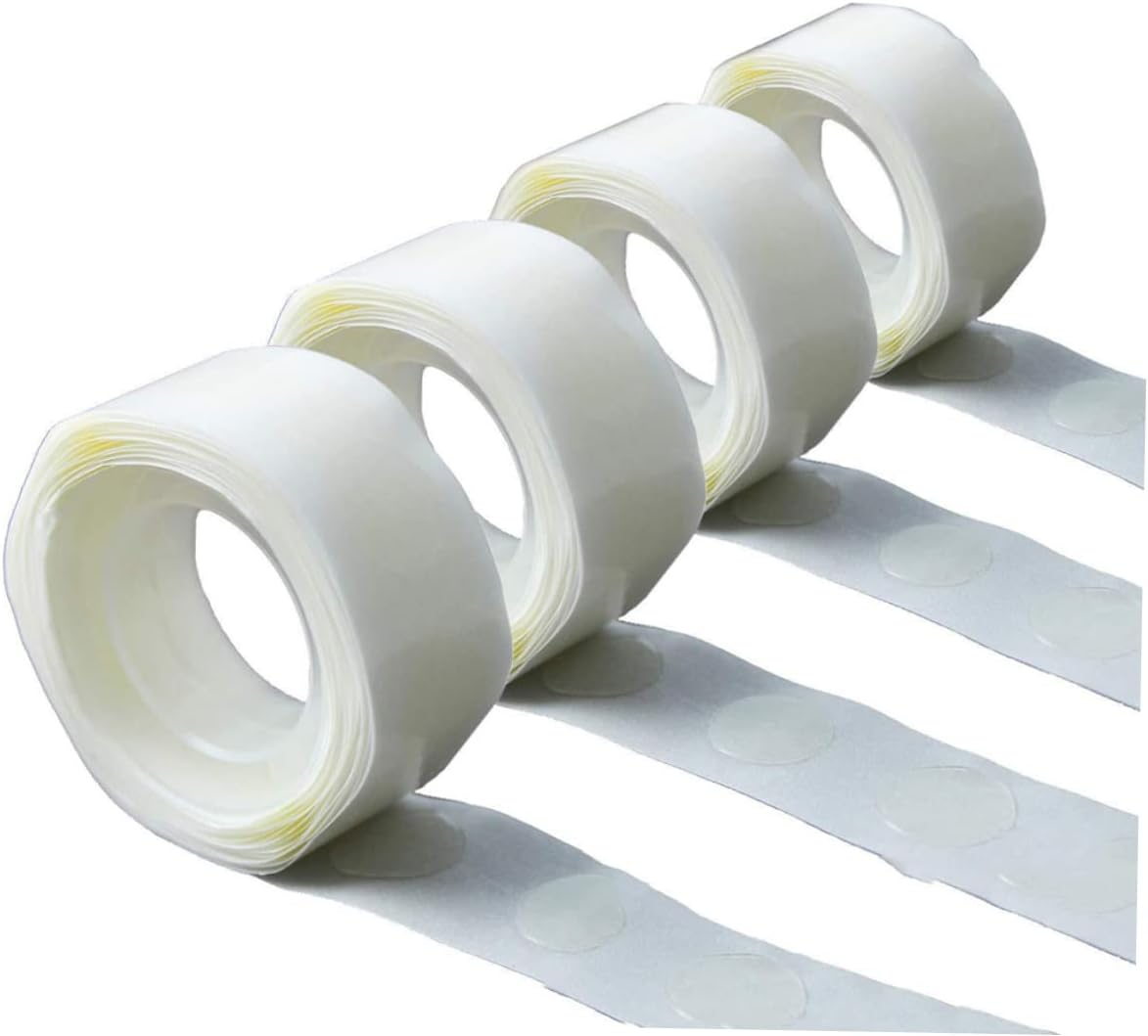 TEHAUX 10Rolls Multifunction Double-Sided Adhesive Tape Strong Sticky Removable Tape for Home Office Car Storage image number 1