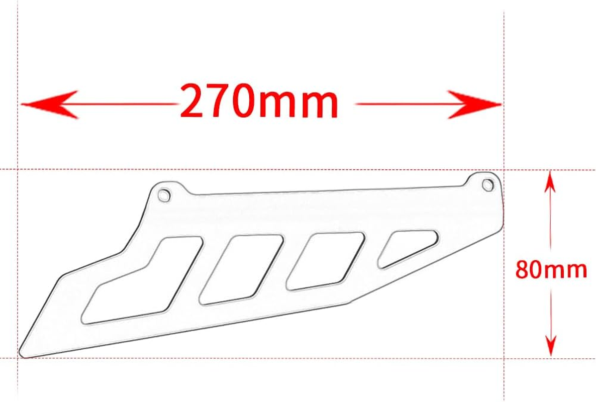 Modeer for S.Uzuki DRZ400E DRZ400S 2000-2022 DRZ400SM 2005-2022 DRZ400 S E SM Motorcycle CNC Rear Chain Guard Protector Drz 400E 400S 400Sm Accessories (Blue) - Black image number 2